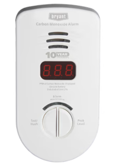 bryant carbon monoxide alarm